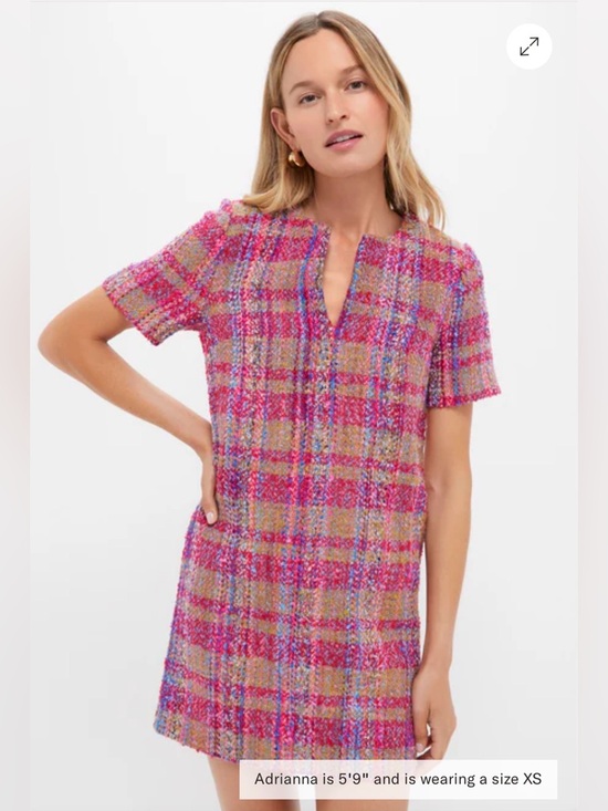 Hyacinth House Dresses & Skirts - Hyacinth House-Tuckernuck Pink Multi Tweed Eadie Mini Dress Size M $148 NWT